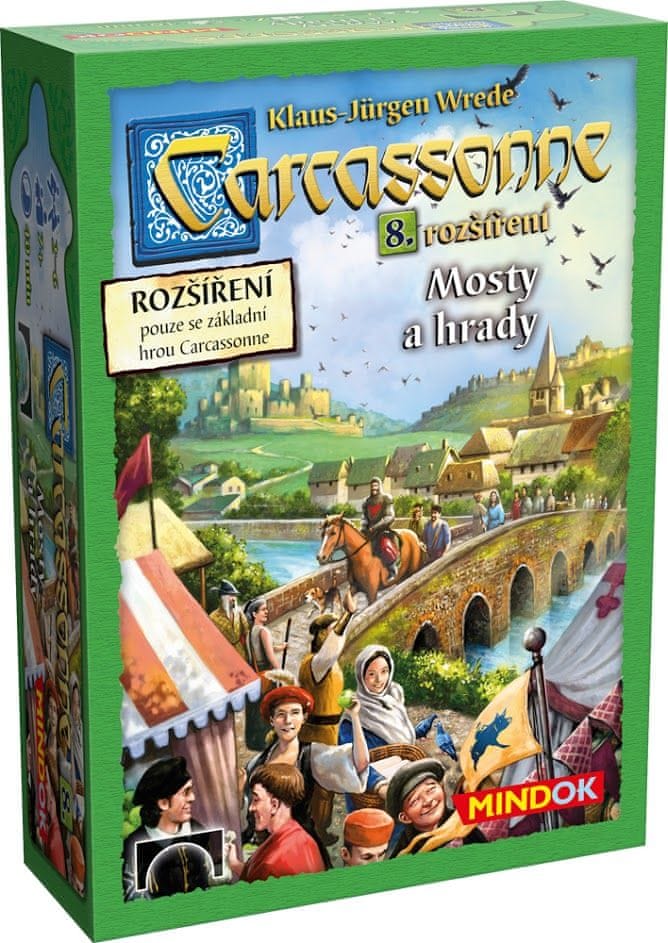 Mindok Carcassonne - rozšíření 8 (Mosty a hrady)