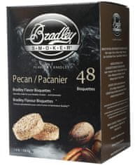 Bradley Smoker Pecan-Ořech 48 ks - Brikety udící