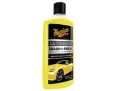 Meguiar's Ultimate Wash & Wax - luxusní, nejkoncentrovanější autošampon s příměsí karnauby a polymerů, 473 ml