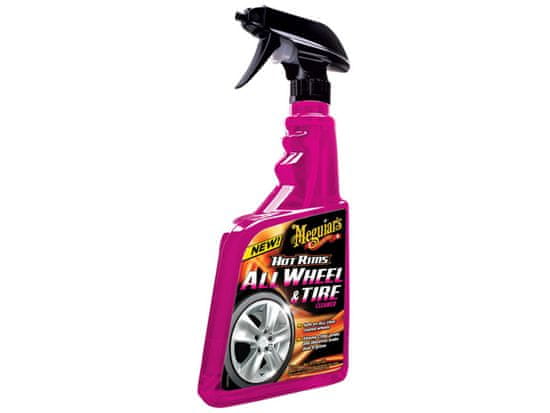 Meguiar's Hot Rims Wheel & Tire Cleaner - čistič na kola a pneumatiky, 709 ml