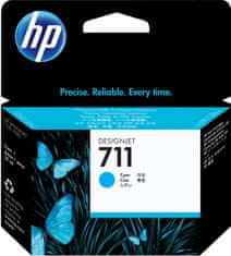 HP 711 azurová - originální náplň (CZ130A)