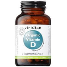 VIRIDIAN nutrition Organic Vitamin D 60 kapslí 