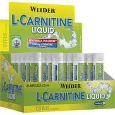 Weider L-Carnitin 1800mg 20x25ml. - broskev 