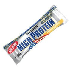 Weider High Protein Low Carb Bar 50g - oříšek/karamel 