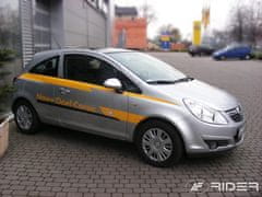 Rider Boční ochranné lišty Opel Corsa 2006-2014 (hatchback, 3 dveře)