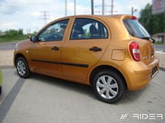 Rider Boční ochranné lišty Nissan Micra 2011- (hatchback, 5 dveří)