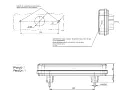 WAS Sdružené světlo W150 (1102 L/P) LED