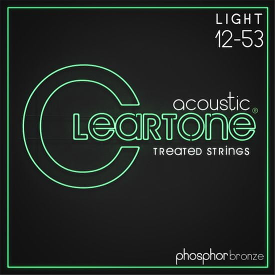 Cleartone Phosphor Bronze 12-53 Light Kovové struny pro akustickou kytaru