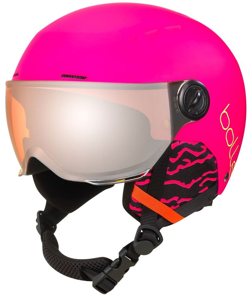 Bollé Quiz Visor Matte Hot Pink With Orange Gun Visor Cat.2 52-55 cm - 31766