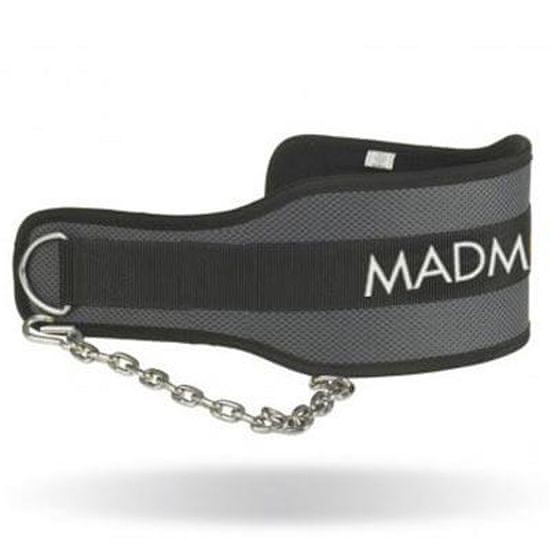 Mad Max Fitness opasek Syntetic Dip Belt 290 - černý-šedý