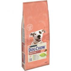 Purina Dog Chow All size adult SENSITIVE losos a rýže 14 kg