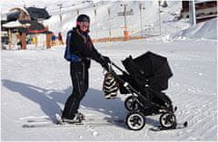 good2go Snöwalk Lyže ke kočárku Černá - rozbaleno