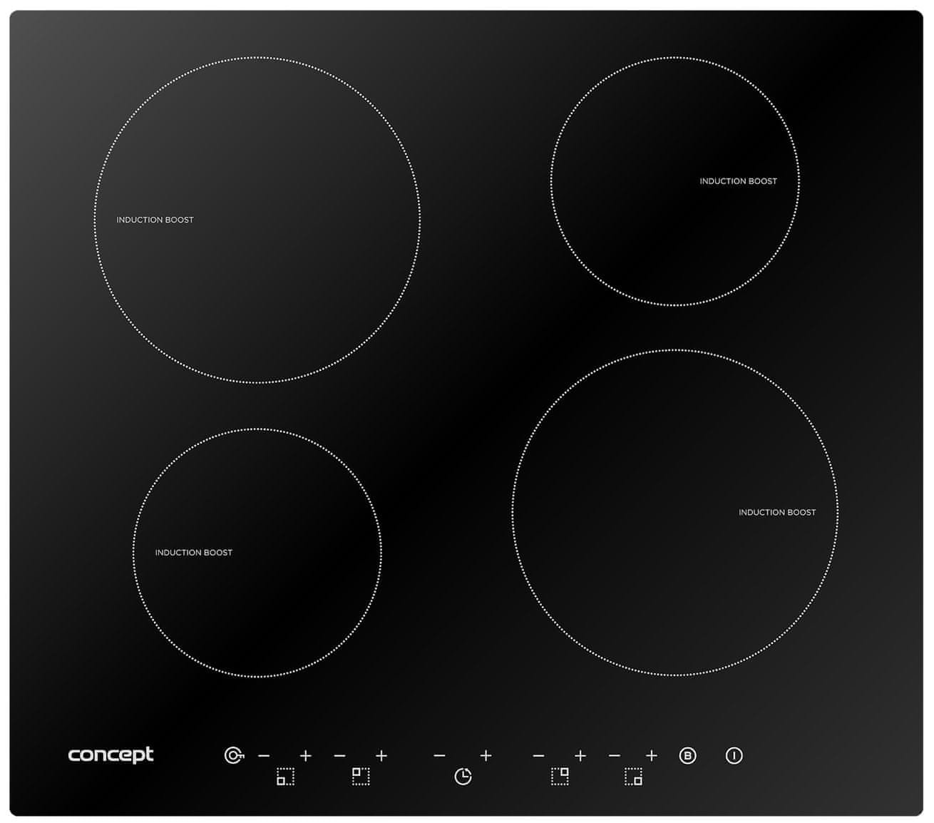 Vestavná indukční deska Concept IDV3560