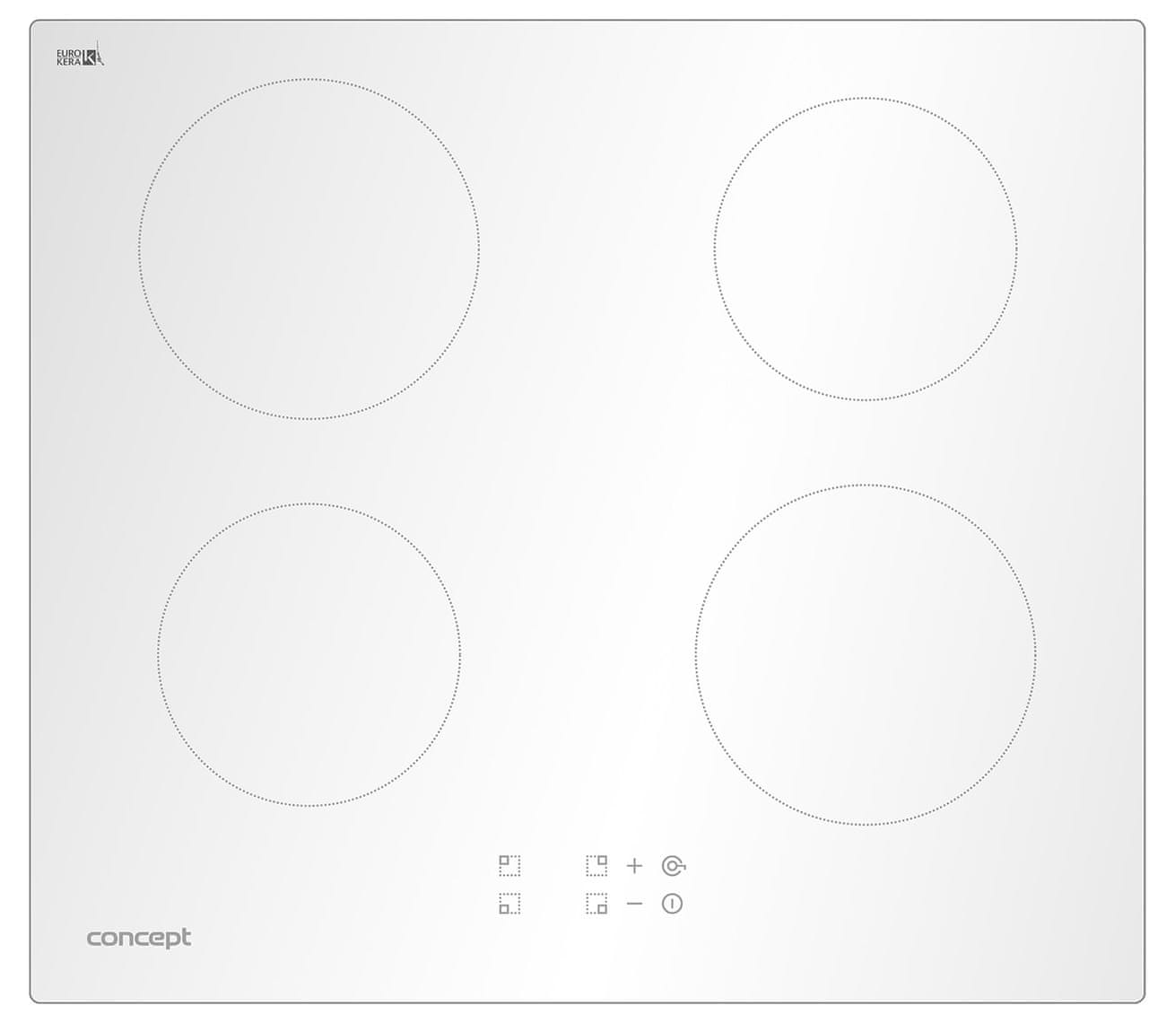 Vestavná indukční deska Concept IDV2560wh