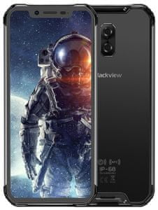 iGet Blackview GBV9600 Pro, Black, extra odolný a robustní telefon, vodotěsný, odolný proti prach, nárazuvzdorný.