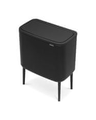 Brabantia Bo Touch Bin, 11 + 23 L - černá