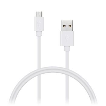 Connect IT Wirez MicroUSB - USB, bílý, 1 m CI-146