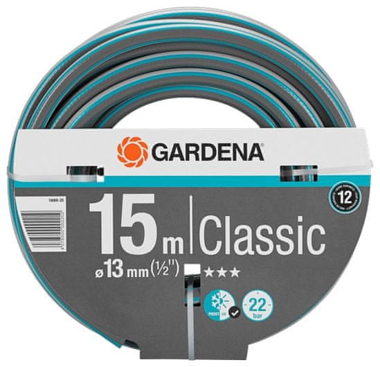 Gardena 18000-20 hadice Classic (1/2") 15 m bez armatur