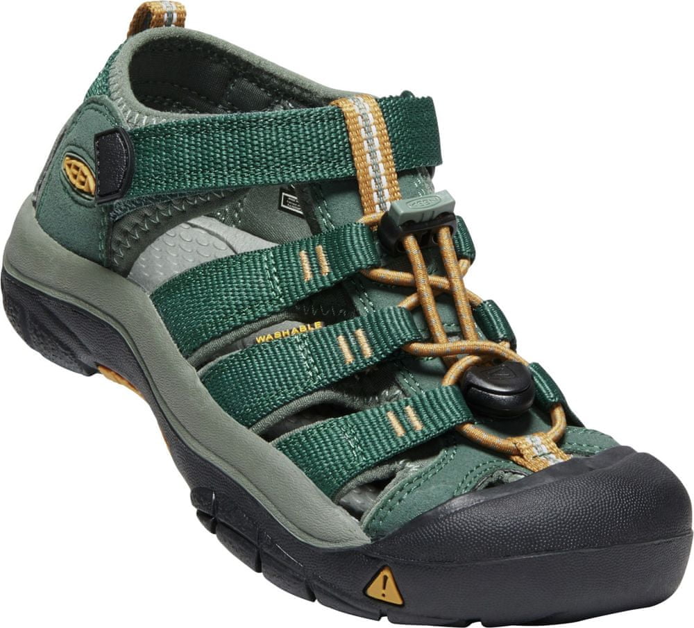 KEEN dětské sandály Newport H2 Y-Green Gables/Wood Thrush US 3 (EU 35) - zánovní