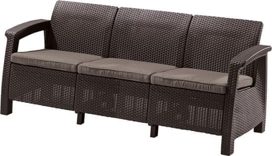 Allibert CORFU LOVE SEAT MAX hnědá (17/428)