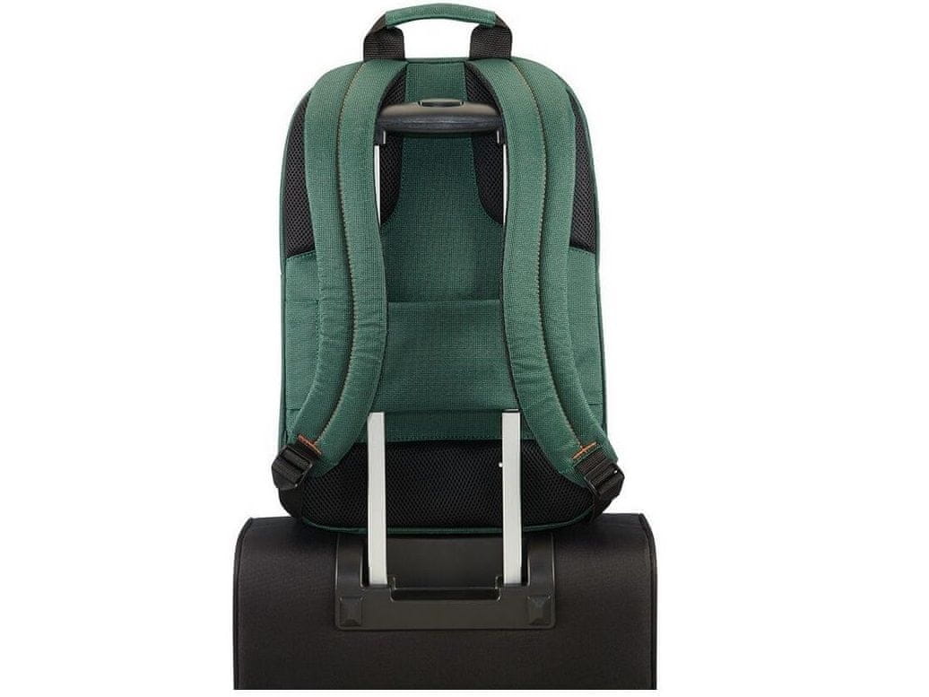 taška na notebook Samsonite Network 3 LAPTOP backpack 15.6 Bottle Green CC8*04005 pútko na kufor