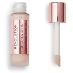 Makeup Revolution Krycí make-up s aplikátorem Conceal & Define (Makeup Conceal and Define) 23 ml (Odstín F3)