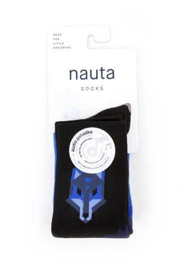 nauta socks dětské podkolenky Fox s audio pohádkou