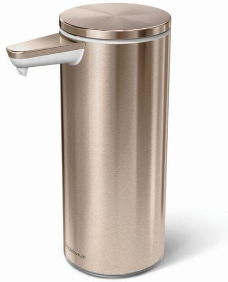 Simplehuman Bezdotykový dávkovač mýdla, rose gold ocel