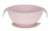 Lässig Bowl Silicone pink with suction pad