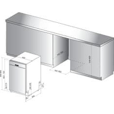 Whirlpool myčka WSBO 3O34 PF X + záruka 10 let na vypouštěcí čerpadlo motoru