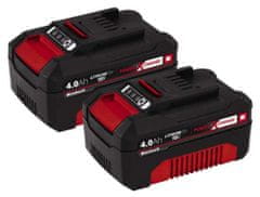 Einhell Baterie Power X-Change 18V (2x 4,0 Ah) Twinpack Aku - zánovní