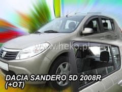 HEKO Ofuky oken Dacia Sandero 2008-2012 (4 díly)