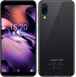 Umidigi A3, dostupný telefon, levný telefon s dobrou výbavou, duální fotoaparát, čtečka otisků prstů, odemykání obličejem, LTE.