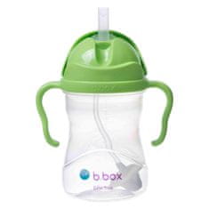 b.box Sippy cup hrneček s brčkem zelená 240ml