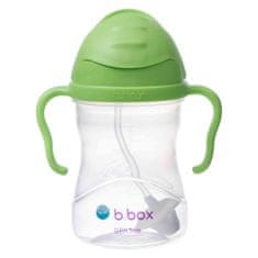 b.box Sippy cup hrneček s brčkem zelená 240ml