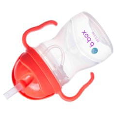 b.box Sippy cup hrneček s brčkem lososová 240ml