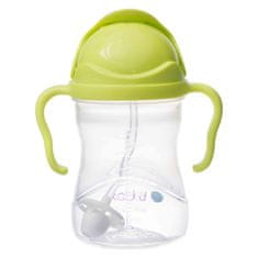 b.box Sippy cup hrneček s brčkem světle zelená 240ml