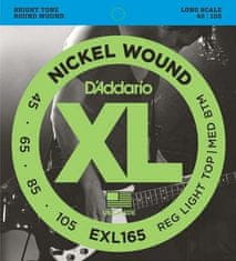 Daddario D'ADDARIO EXL165 Regular Light Top/Medium Bottom .045-.105 - struny pro baskytaru - 1ks