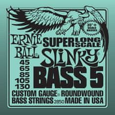 Ernie Ball 2850 Slinky Super Long Scale Bass 5string .045 - .130 - struny na basovou kytaru - 1ks