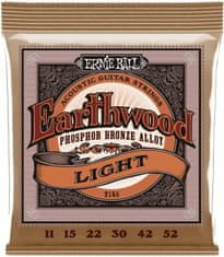 Ernie Ball 2148 Earthwood .011-.052 Light Phosphor Bronze Acoustic Strings - struny na akustickou kytaru - 1ks