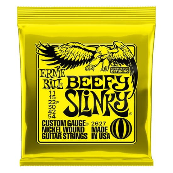 Ernie Ball 2627 Beefy Slinky Nickel Wound Electric Guitar Strings .011 - .054 - struny na elektrickou kytaru - 1ks