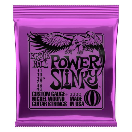 Ernie Ball 2220 Power Slinky Nickel Wound Electric Guitar Strings .011 - .048 - struny na elektrickou kytaru - 1ks