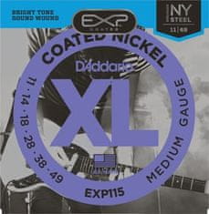 Daddario EXP115 Coated Nickel NY Steel Electric Regular Medium .011-.049 struny na elektrickou kytaru