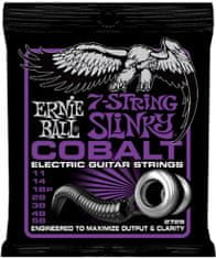 Ernie Ball 2729 Cobalt 7 String Slinky .011-.058 struny na elektrickou kytaru