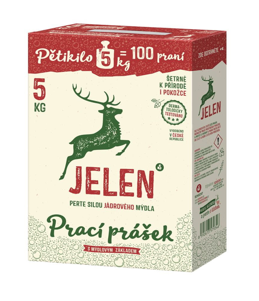 Jelen Mýdlový prášek 5kg BOX