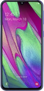 Samsung Galaxy A50, Super AMOLED Infinity-U bezrámečkový displej, Full HD+, 2340×1080 px.