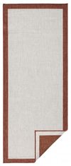 NORTHRUGS Kusový koberec Twin-Wendeteppiche 103106 creme terra – na ven i na doma 80x150