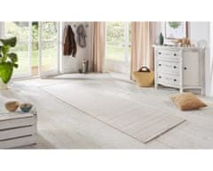 BT Carpet AKCE: 80x250 cm Běhoun Nature 103531 creme white – na ven i na doma 80x250