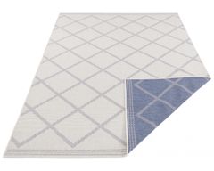 NORTHRUGS Kusový koberec Twin Supreme 103759 Corsica Blue/Cream 80x150