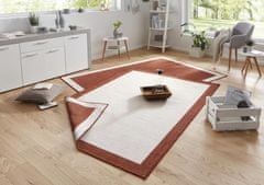 NORTHRUGS Kusový koberec Twin-Wendeteppiche 103106 creme terra – na ven i na doma 80x150